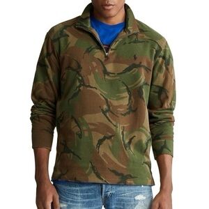 POLO RALPH LAUREN Men’s Estate Rib Camouflage Quarter-Zip Sweater
